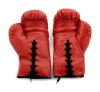 A Pair of Muhammad Ali Boxing Gloves (One Signed),