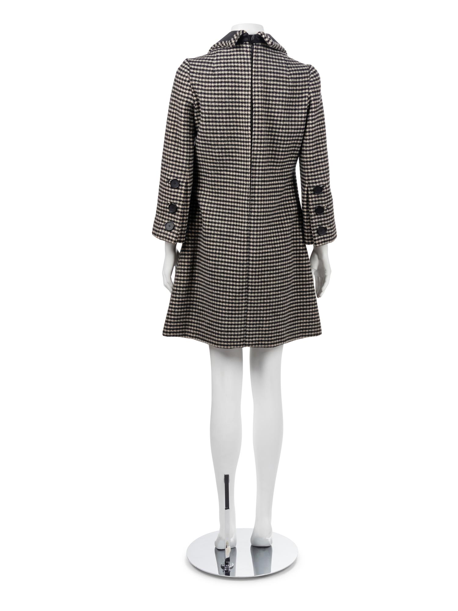 Geoffrey Beene Wool Dress with Tie, Fall 1969