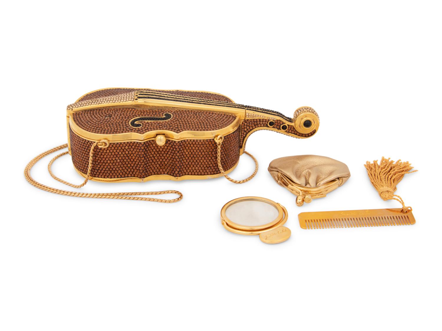Judith Leiber New York Philharmonic Cello Minaudière