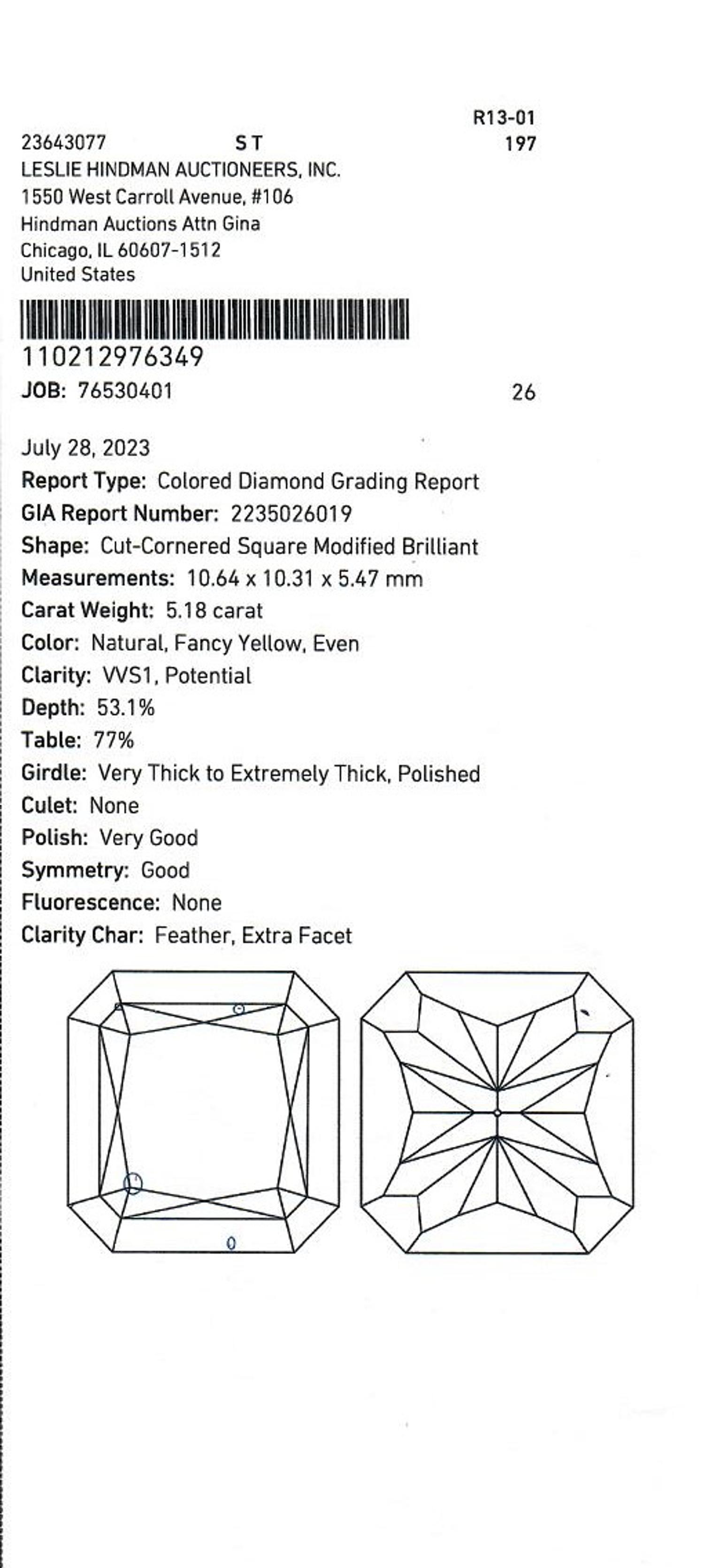 FANCY YELLOW DIAMOND AND DIAMOND RING SET