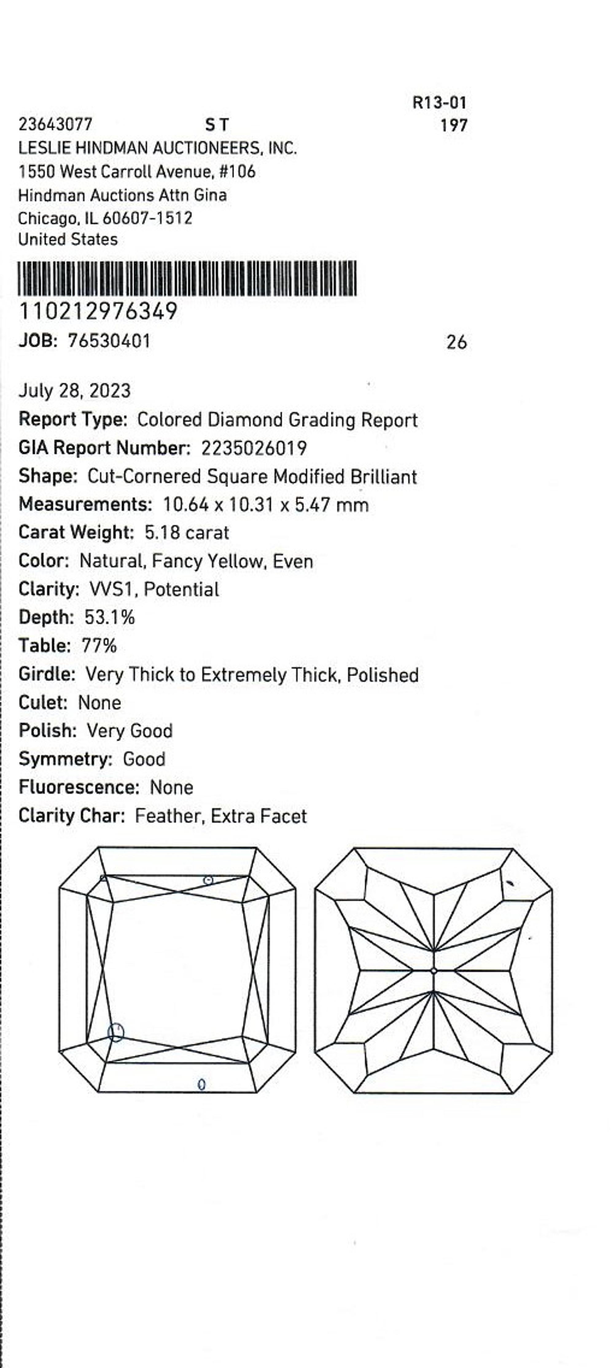 FANCY YELLOW DIAMOND AND DIAMOND RING SET