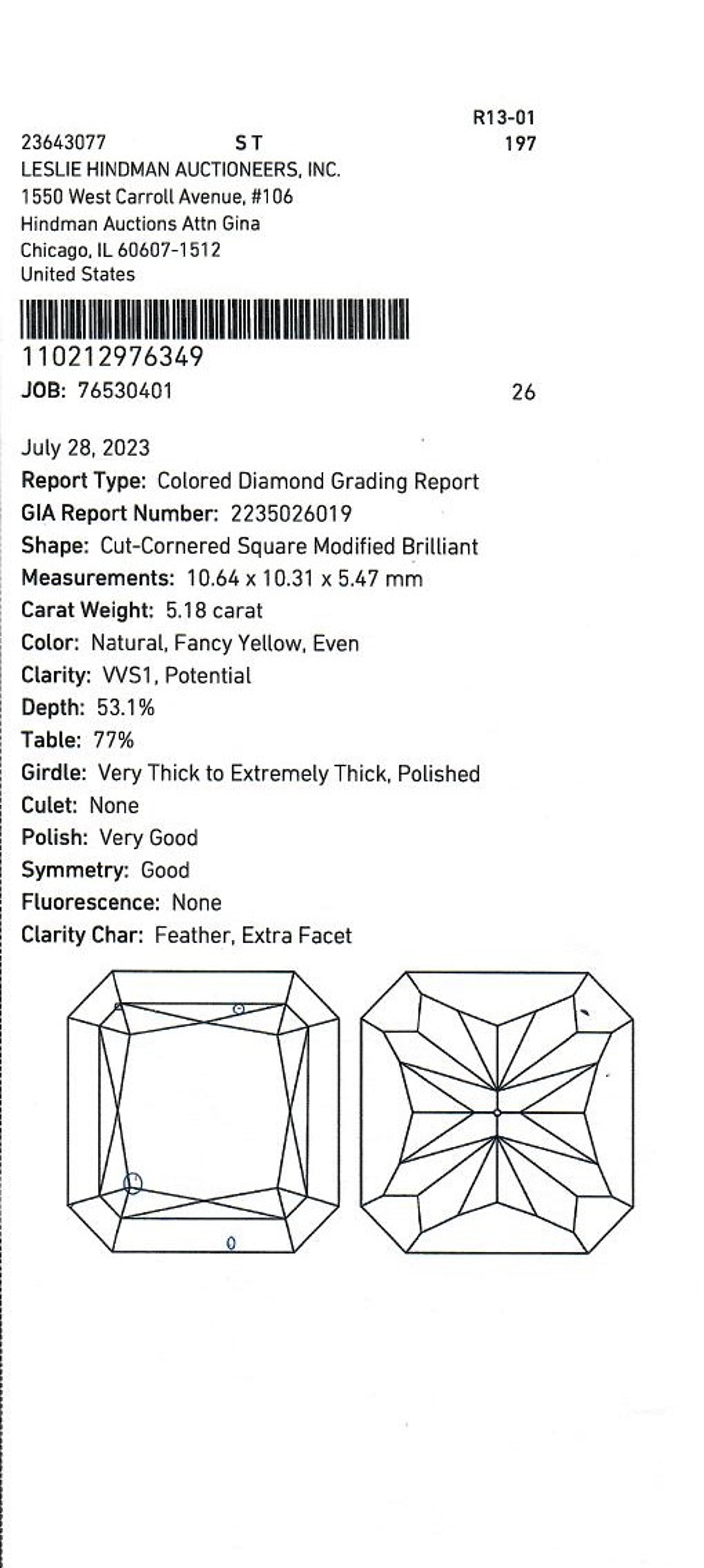 FANCY YELLOW DIAMOND AND DIAMOND RING SET