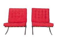 A Pair of Barcelona Style Chairs — 20TH CENTURY