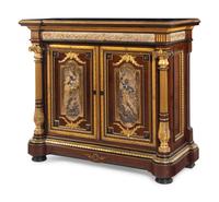 A Gilt Bronze Mounted Marble-Top Sideboard