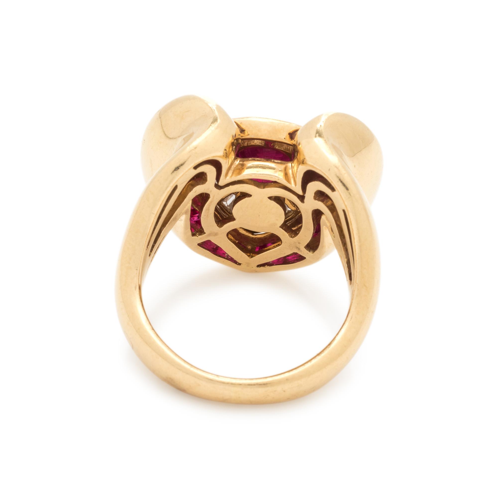 RUBY AND DIAMOND RING