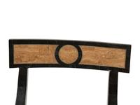 An Italian Marble Veneered Circular Dining Table and Six Dining Chairs