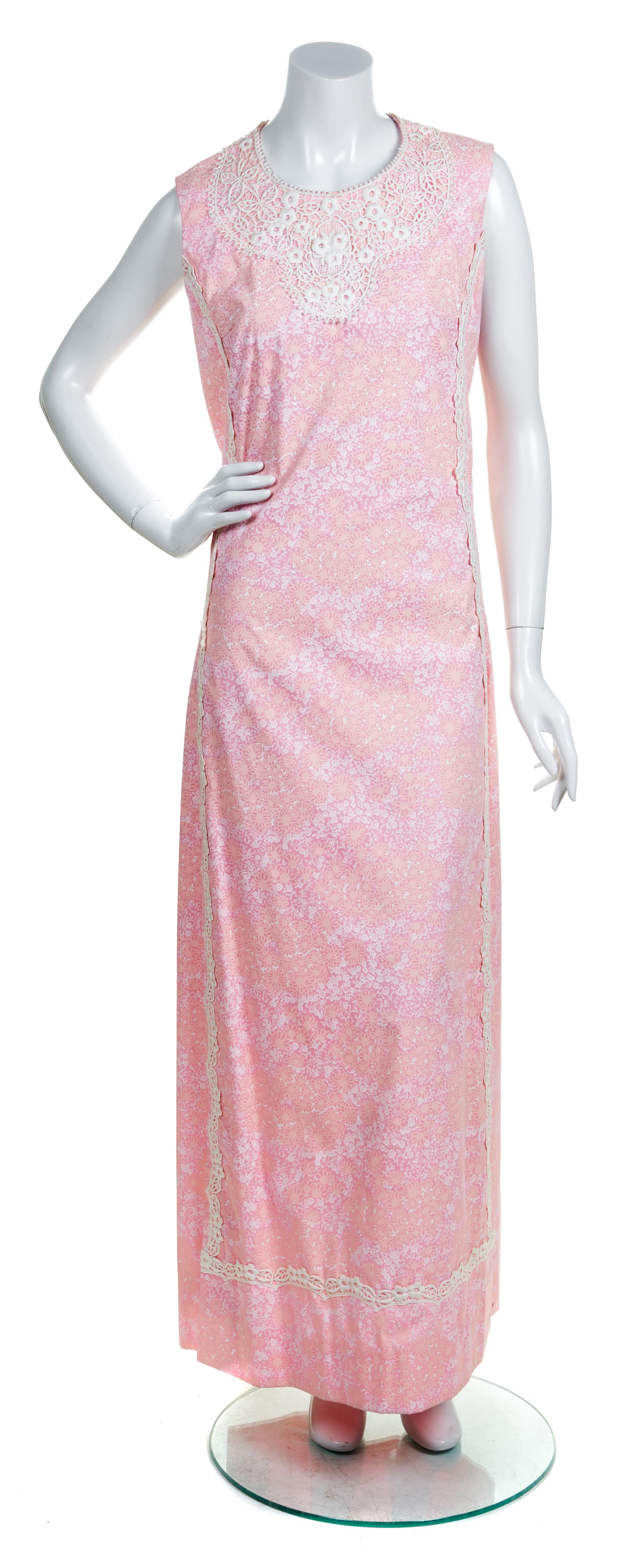 A Lilly Pulitzer Pink Long Shift, Size 14.