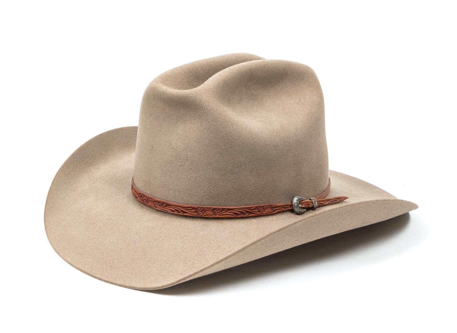 A Custom Made Cowboy Hat, Rand's Billings, Montana Size 7 1/4