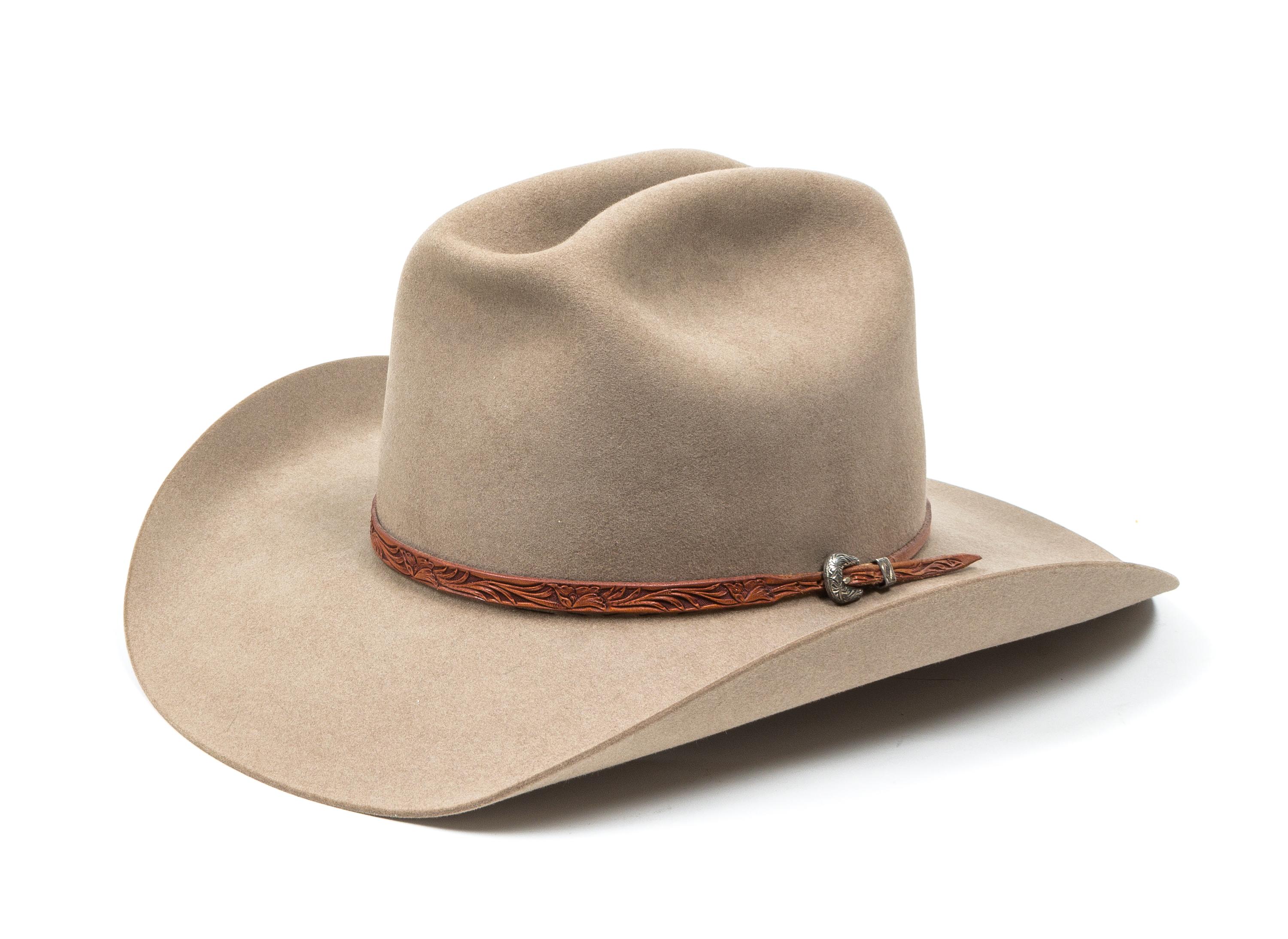 A Custom Made Cowboy Hat, Rand's Billings, Montana Size 7 1/4