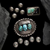 Navajo and Southwestern-style Silver Western Ware Jewelry