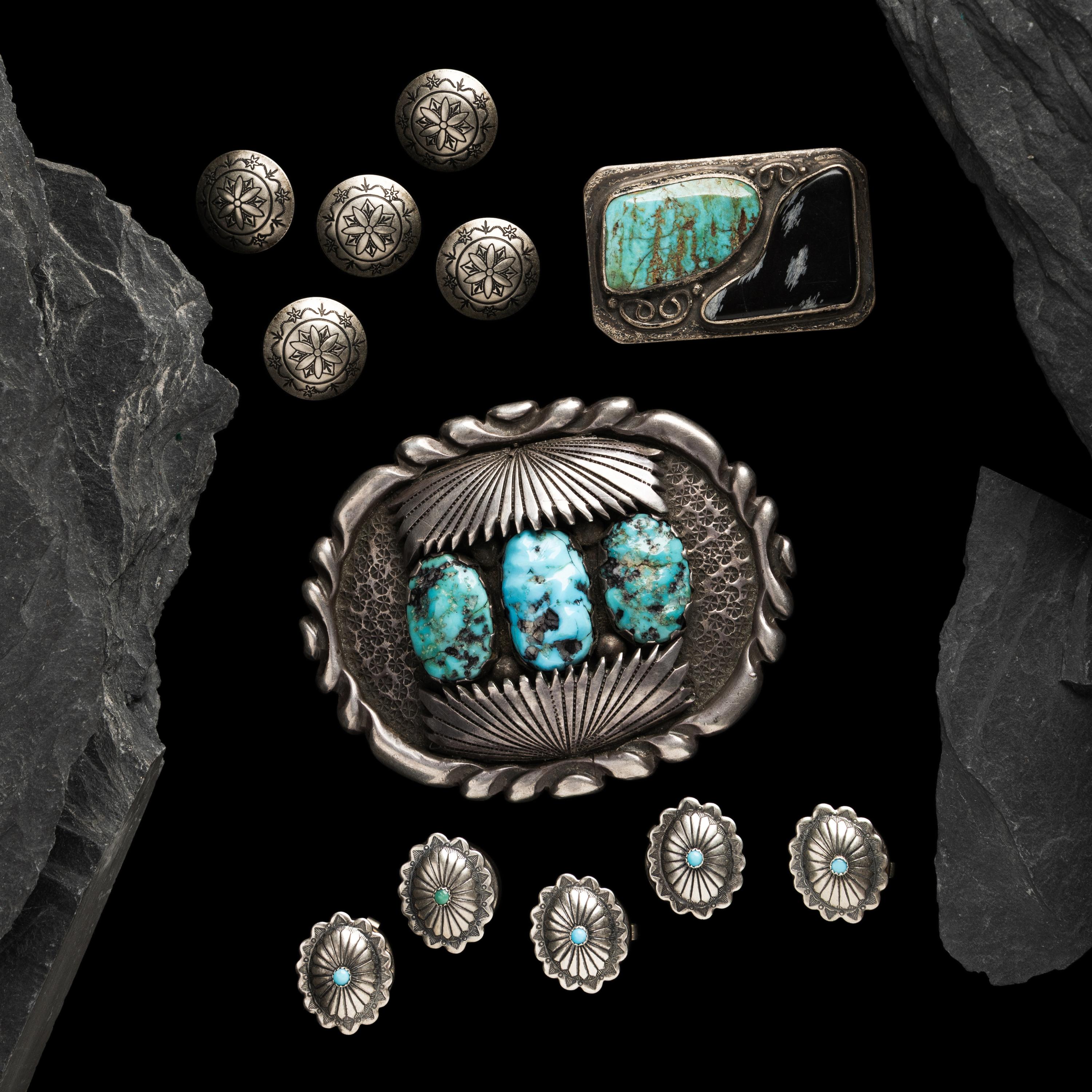 Navajo and Southwestern-style Silver Western Ware Jewelry