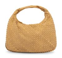 Bottega Veneta Gold Intrecciato Leather Hobo