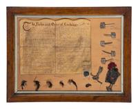A Cock-fighting Rules Manuscript and Specimens