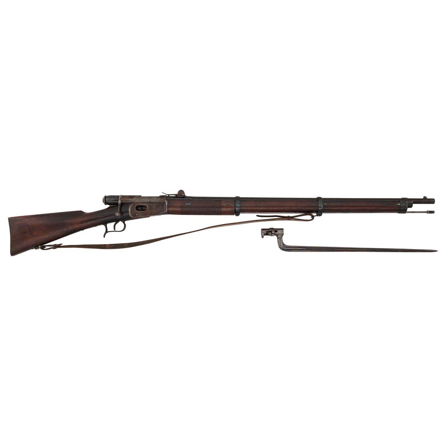 Swiss Model 1869/71 Vetterli Rifle with Socket Bayonet