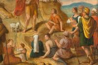 Two Belgian Paintings on Alabaster Depicting Scenes from the New Testament