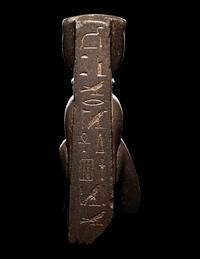 An Egyptian Greywacke Bust of Isis-Hathor