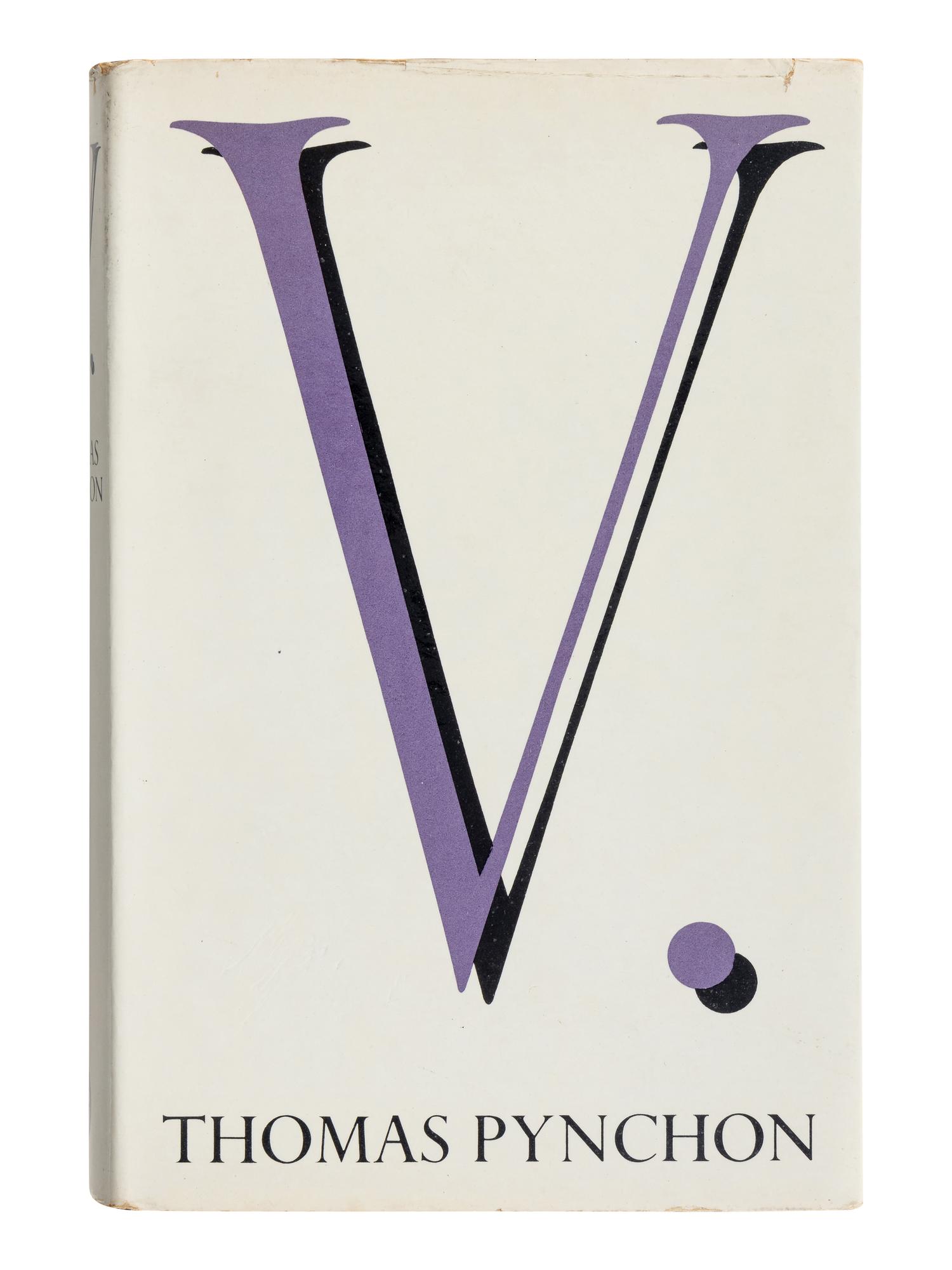 PYNCHON, Thomas (b. 1937). V. London: Jonathan Cape, 1963.