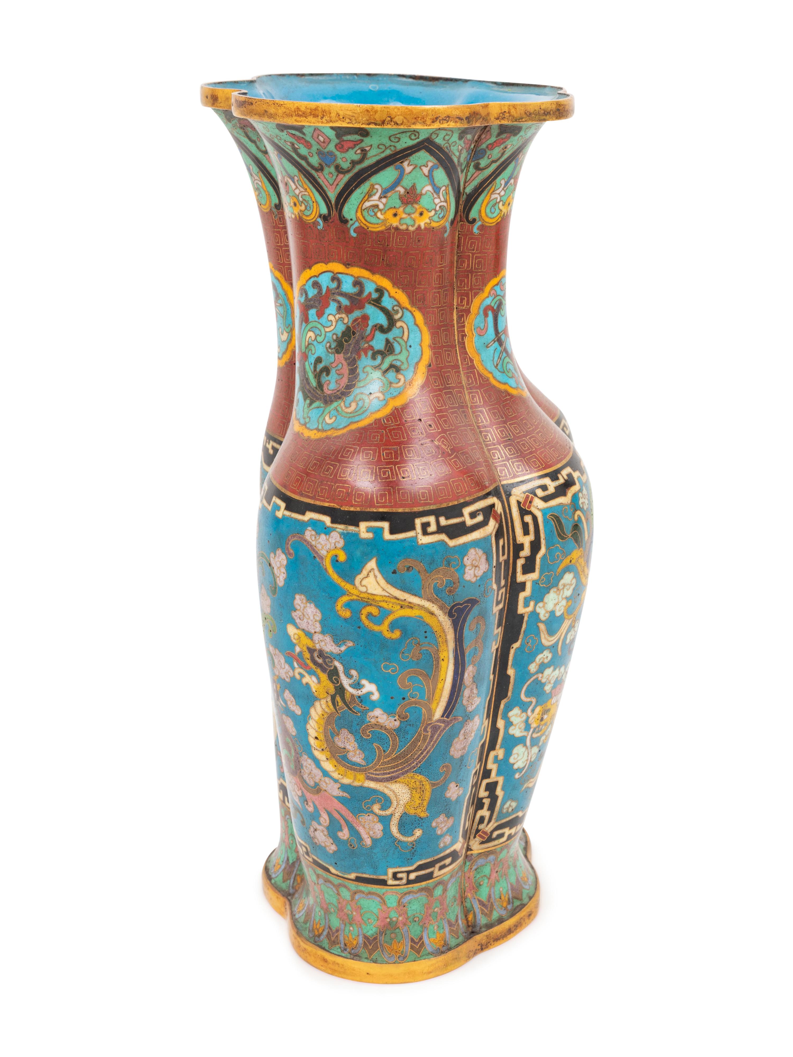 A Chinese Cloisonné Vase