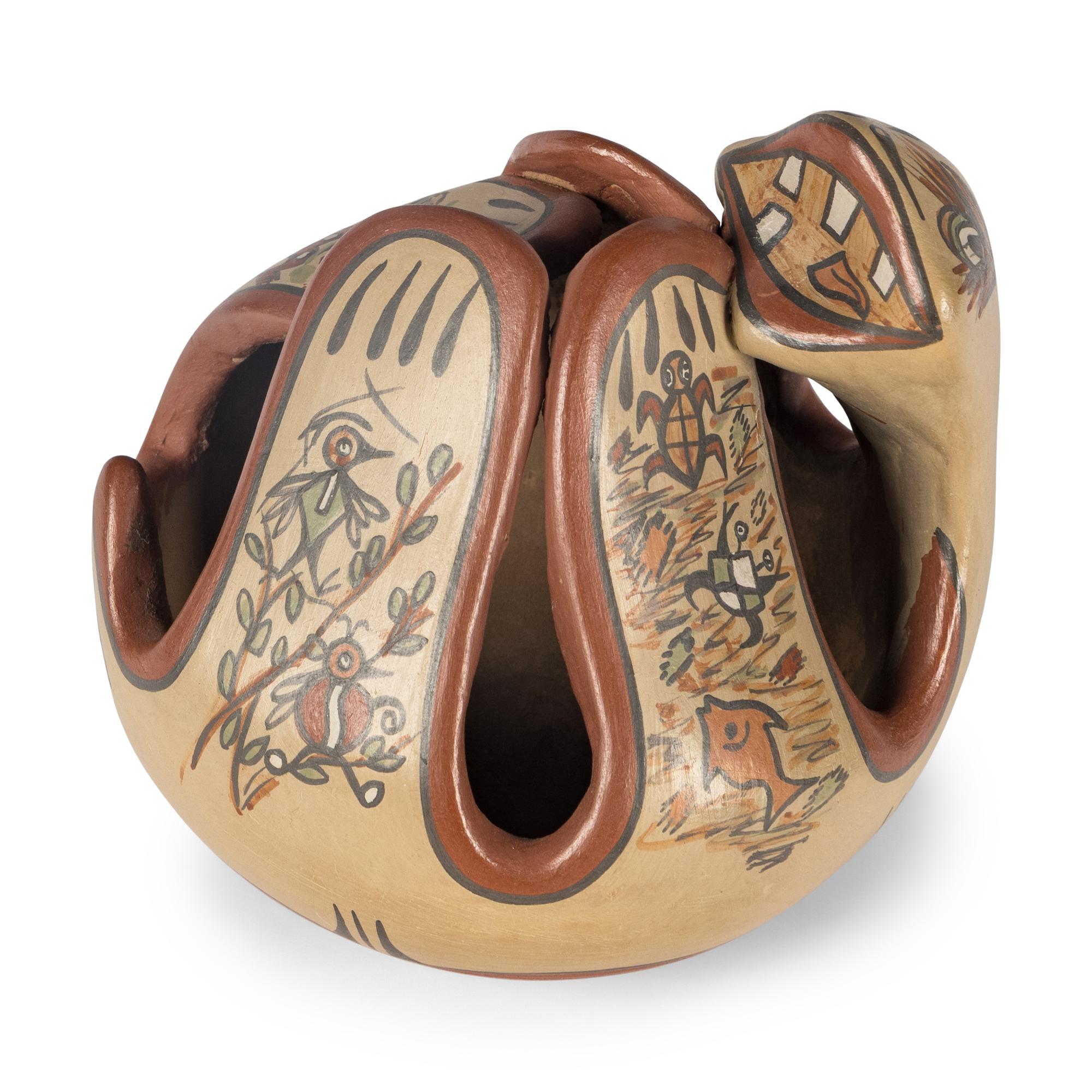 Margaret and Luther Gutierrez (Santa Clara, 1936-2018 / 1911-1987) — Giggling Pottery Figure