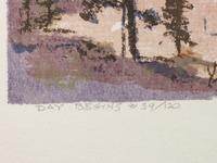 Five Works: Day Begins , edition 39/120; Cottonwood , edition 105/120; Rio Colorado , edition 75/120; Alders , edition 13/150; The Red Butte , edition 19/40