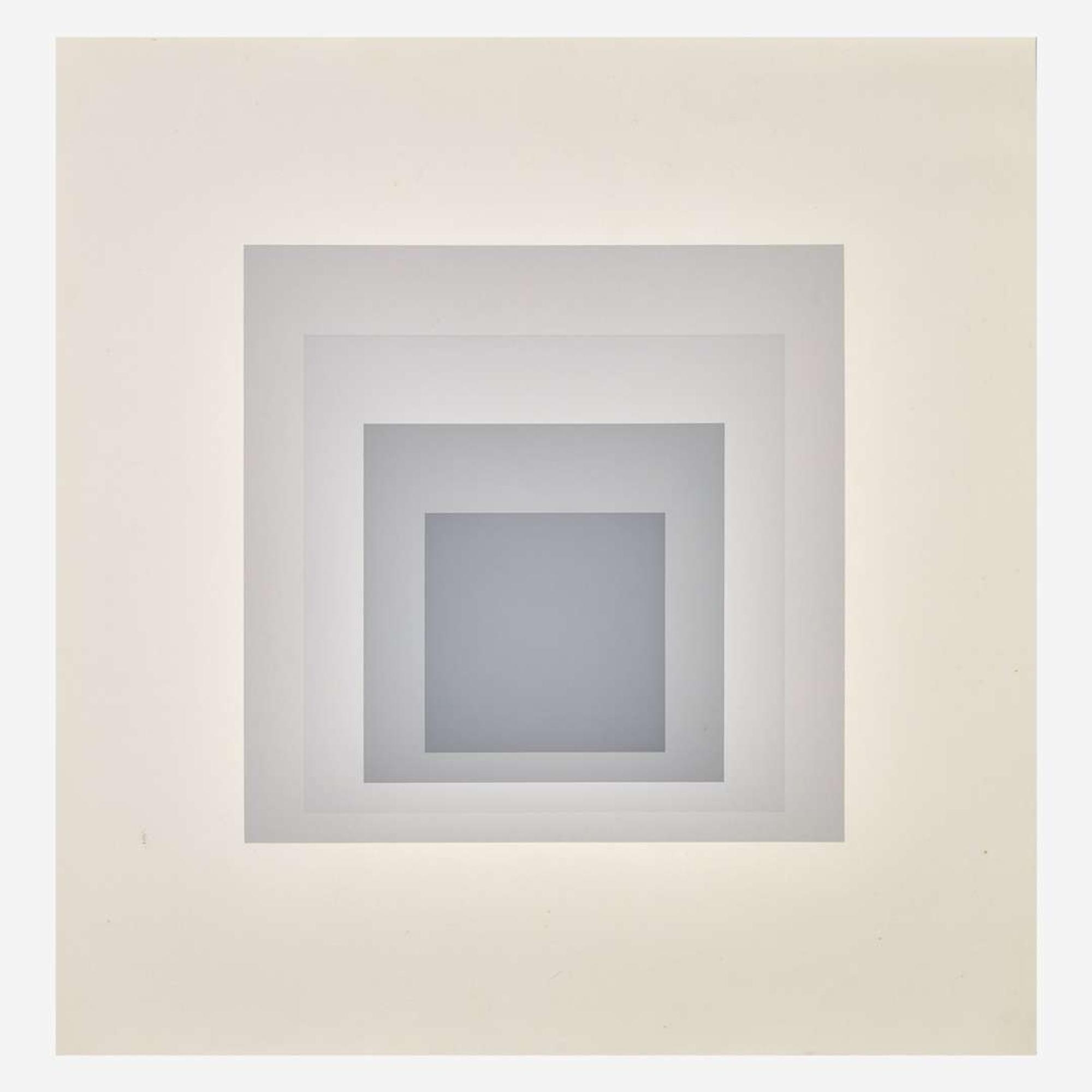 Josef Albers (American/German, 1888-1976) I-S LXXIIa; together with I-S LXXIIb