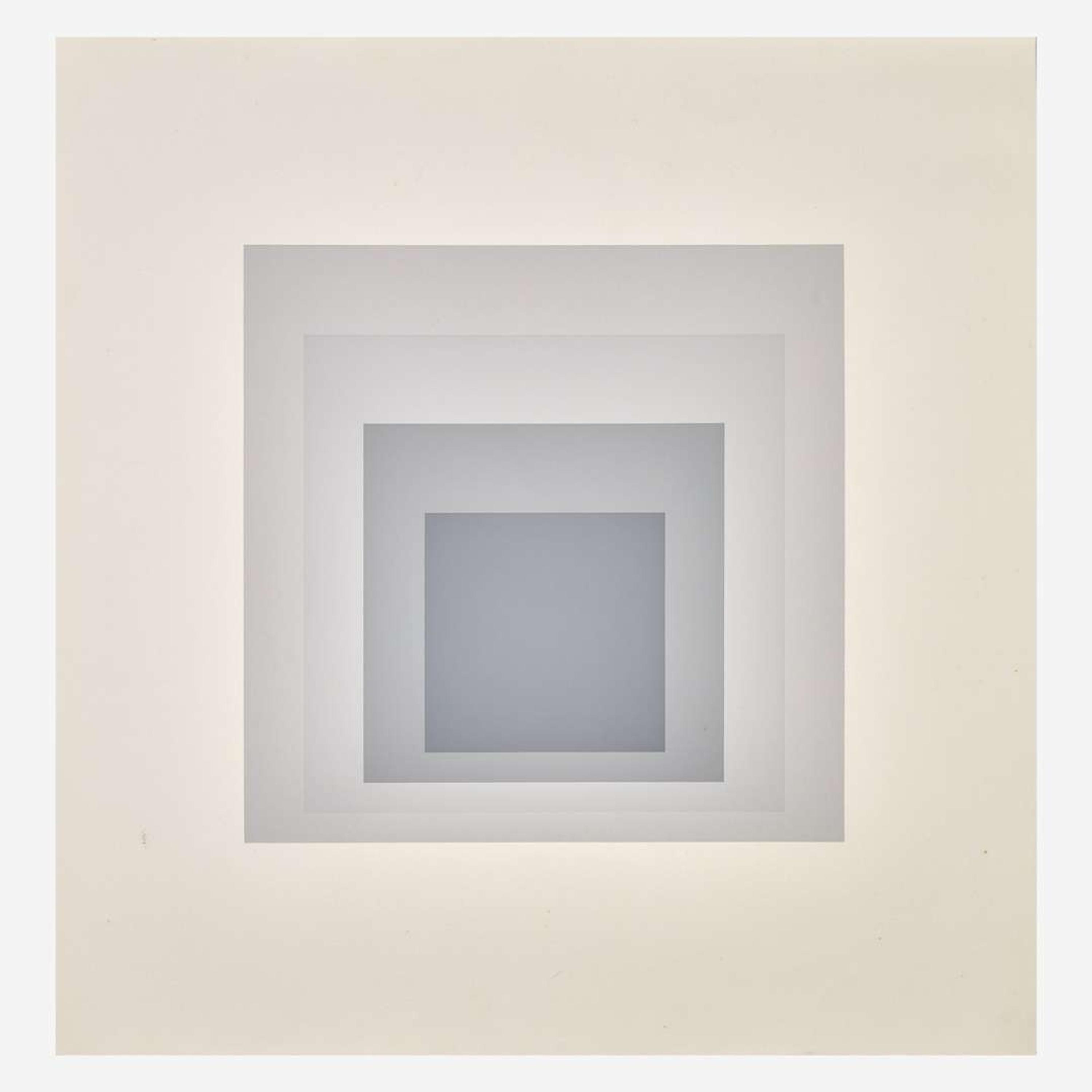 Josef Albers (American/German, 1888-1976) I-S LXXIIa; together with I-S LXXIIb