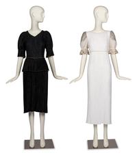 Two Mary McFadden Gowns, 1980s