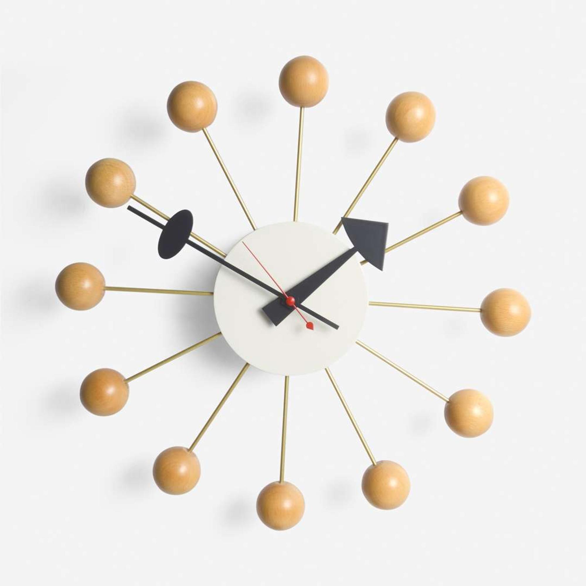 George Nelson (American, 1908-1986) Group of Table and Wall Clocks for Howard Miller, Vitra Design Museum, Poland/Germany, designed 1949-1954, the present lot circa 2000s