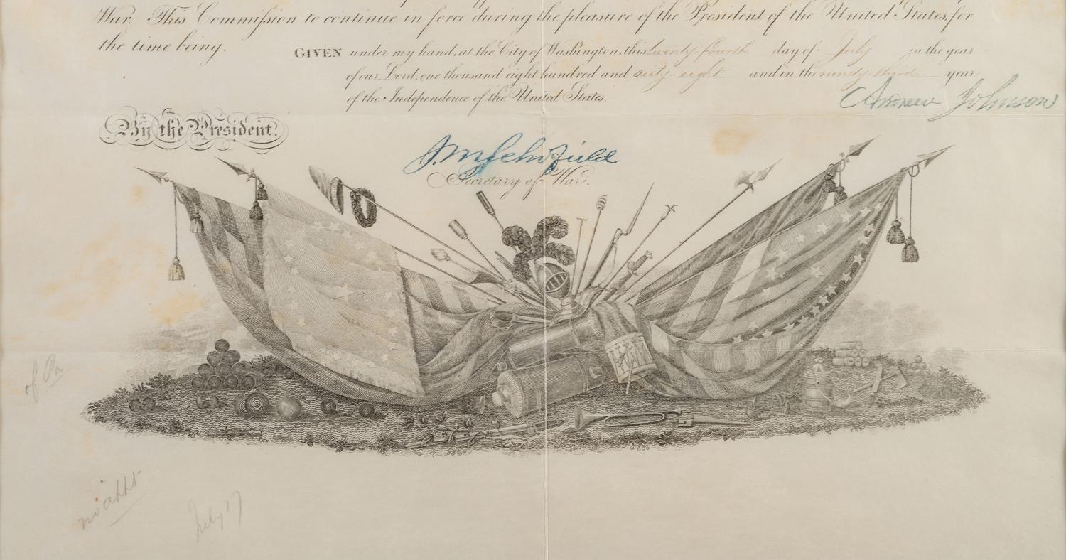 [WESTERN AMERICANA] -- [NATIVE AMERICANS]. SMEAD, Alexander Dallas Bache (1848-1931). Archive from veteran of the Indian and Spanish-American Wars, including an 1874 letter describing the current state of Indian affairs on the Plains.