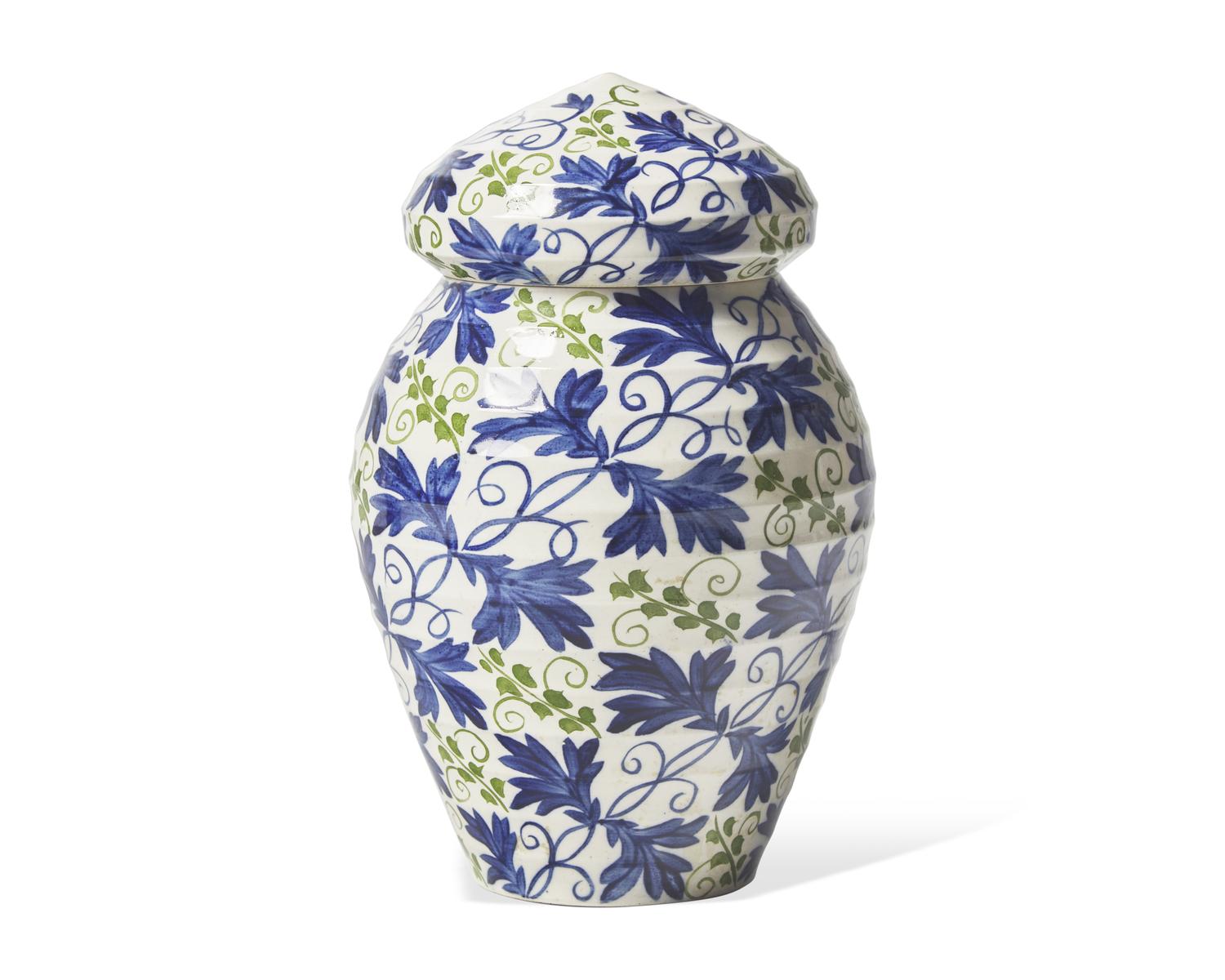 A Wedgwood Glazed Ceramic Vase and Cover