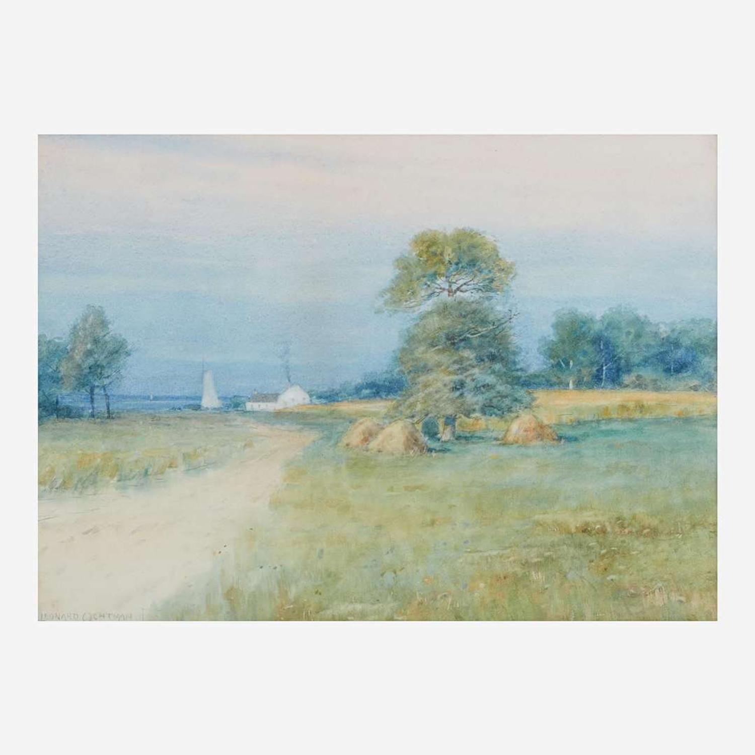 Leonard Ochtman (American, 1854–1935) By the Mianus River
