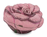Judith Leiber Collector's Edition Pink Rose Minaudière