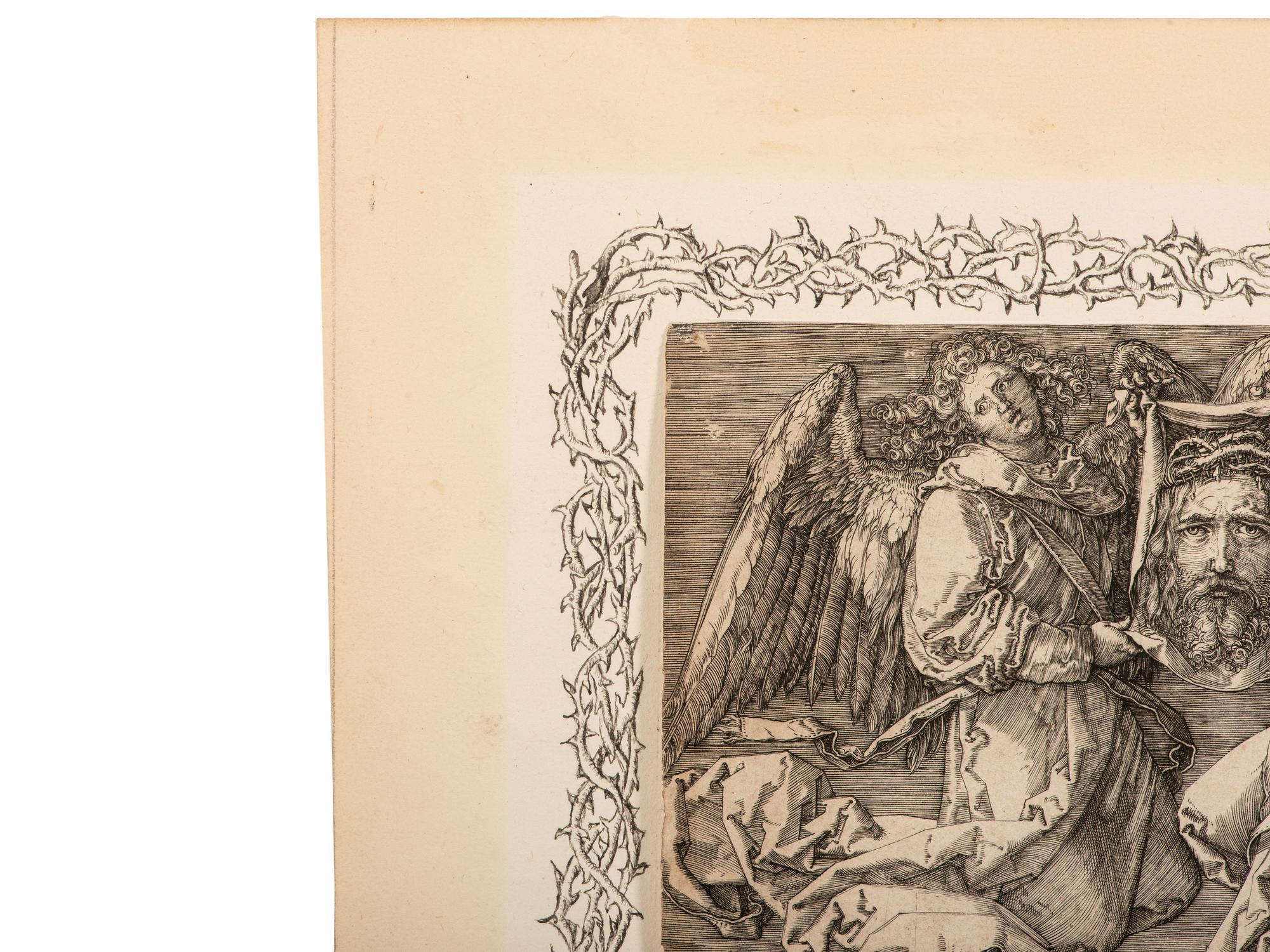 Sudarium Held by Two Angels