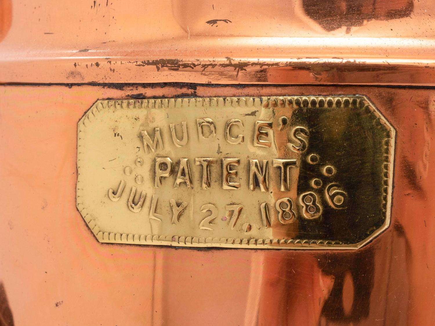 Three Sets of American Copper Mudge Canners