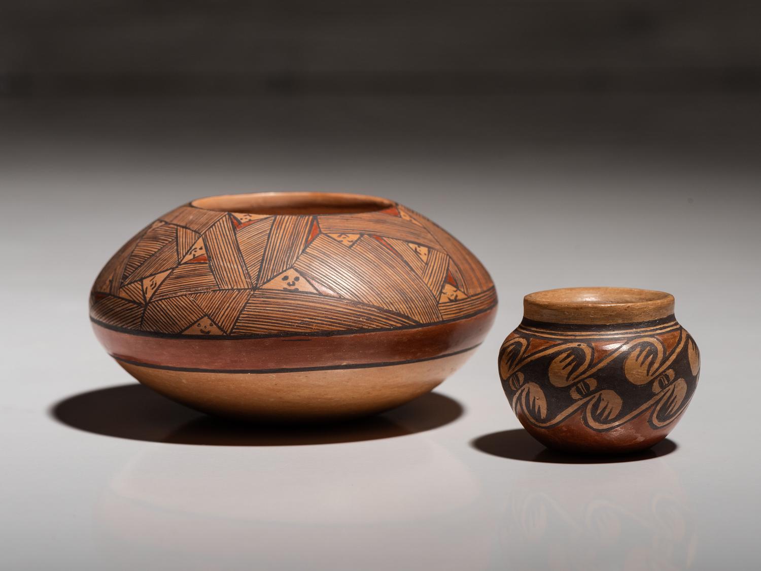 Polychrome Pottery Jars