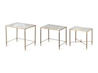 Two Sets of French Nesting Tables