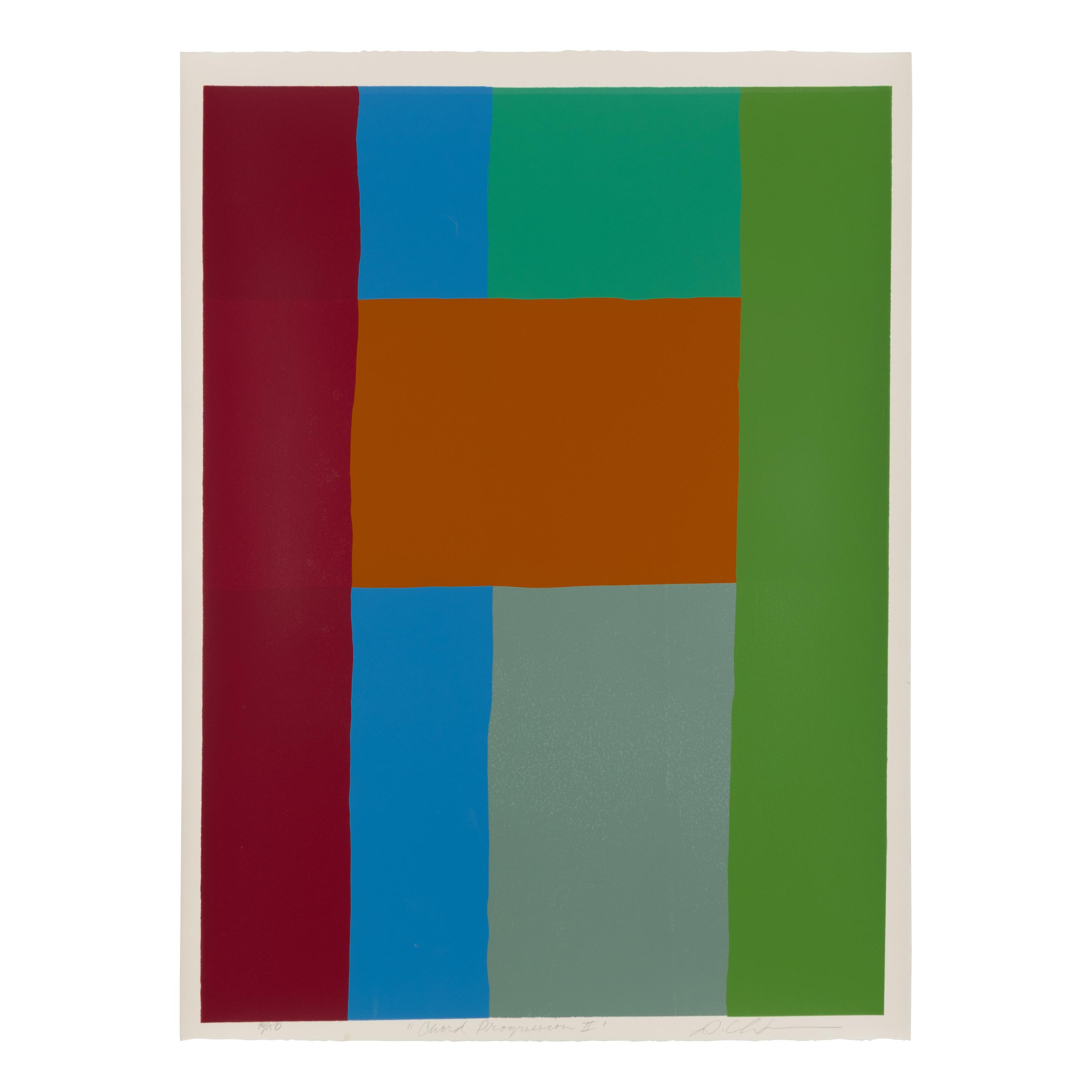 Dan Christensen (American, 1942-2007) — Chord Progression I and II (a pair of works)