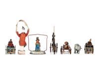 Seven Circus and Clown Toys