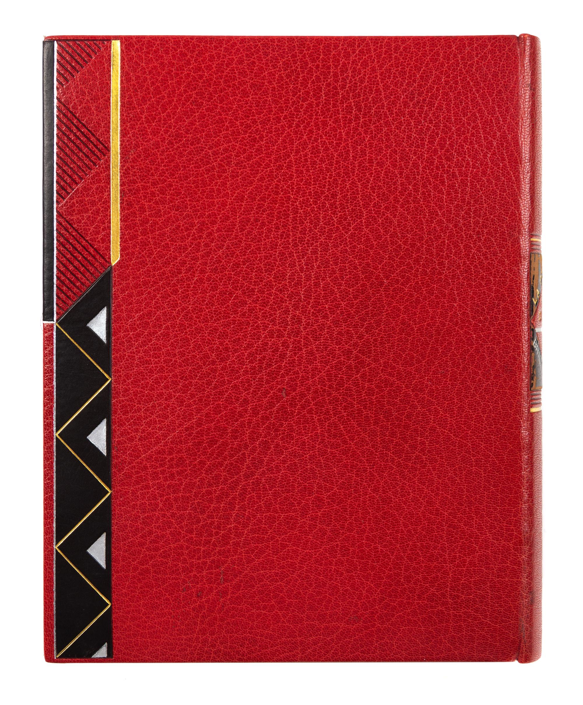 [BINDINGS]. [LÉOTARD, GENEVIÈVE - BINDER]. A group of 2 works in fine Art Deco bindings by Léotard.