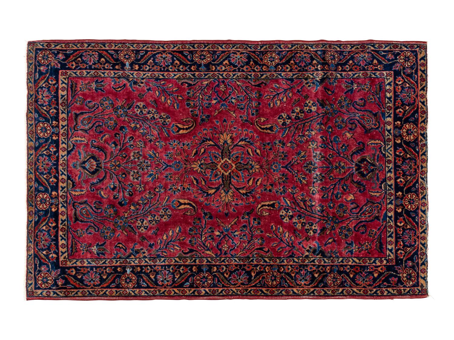 A Sarouk Wool Rug