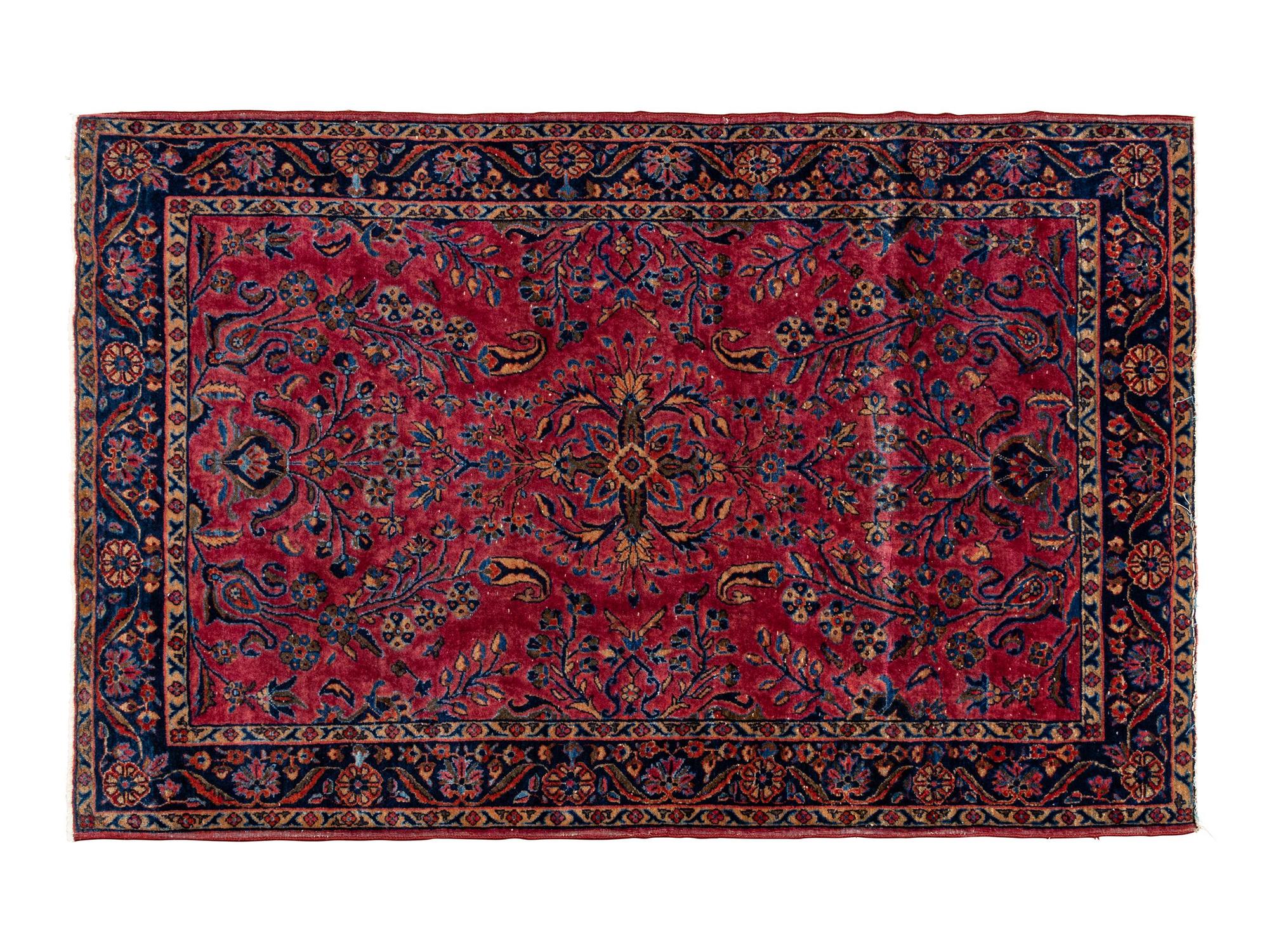 A Sarouk Wool Rug