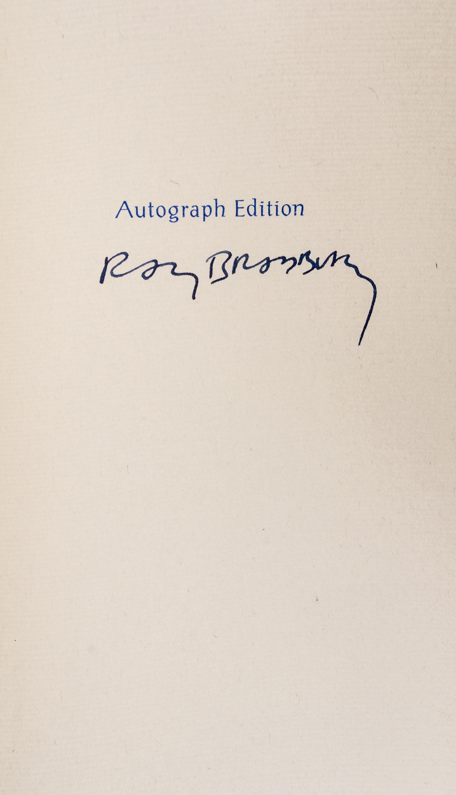 BRADBURY, RAY. That Son of Richard III: A Birth Announcement. Roy A. Squires, 1974. Limited edition, signed.