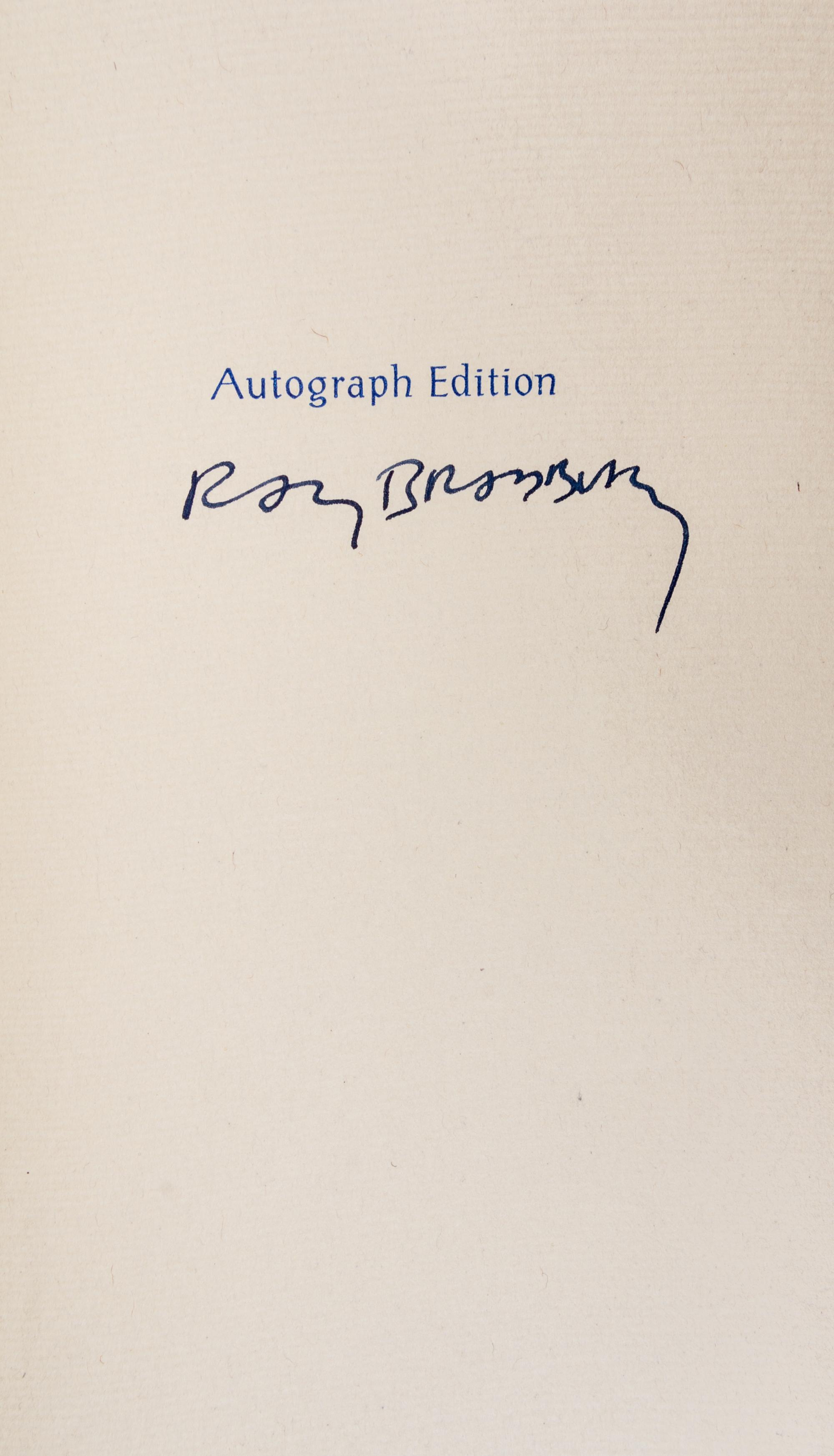 BRADBURY, RAY. That Son of Richard III: A Birth Announcement. Roy A. Squires, 1974. Limited edition, signed.