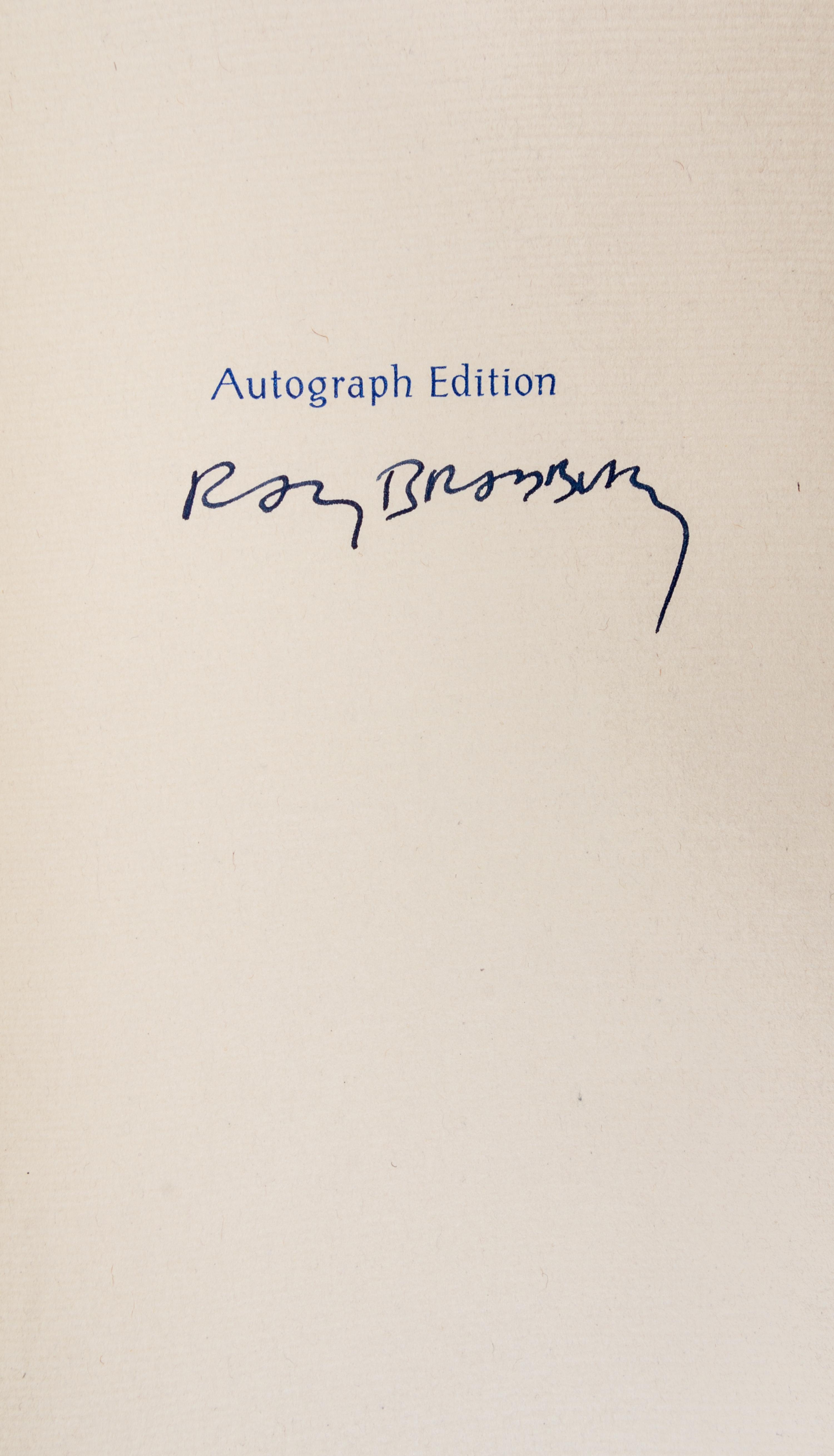 BRADBURY, RAY. That Son of Richard III: A Birth Announcement. Roy A. Squires, 1974. Limited edition, signed.
