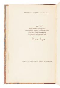 JOYCE, James. Anna Livia Plurabelle. New York: Crosby Gage, 1928.