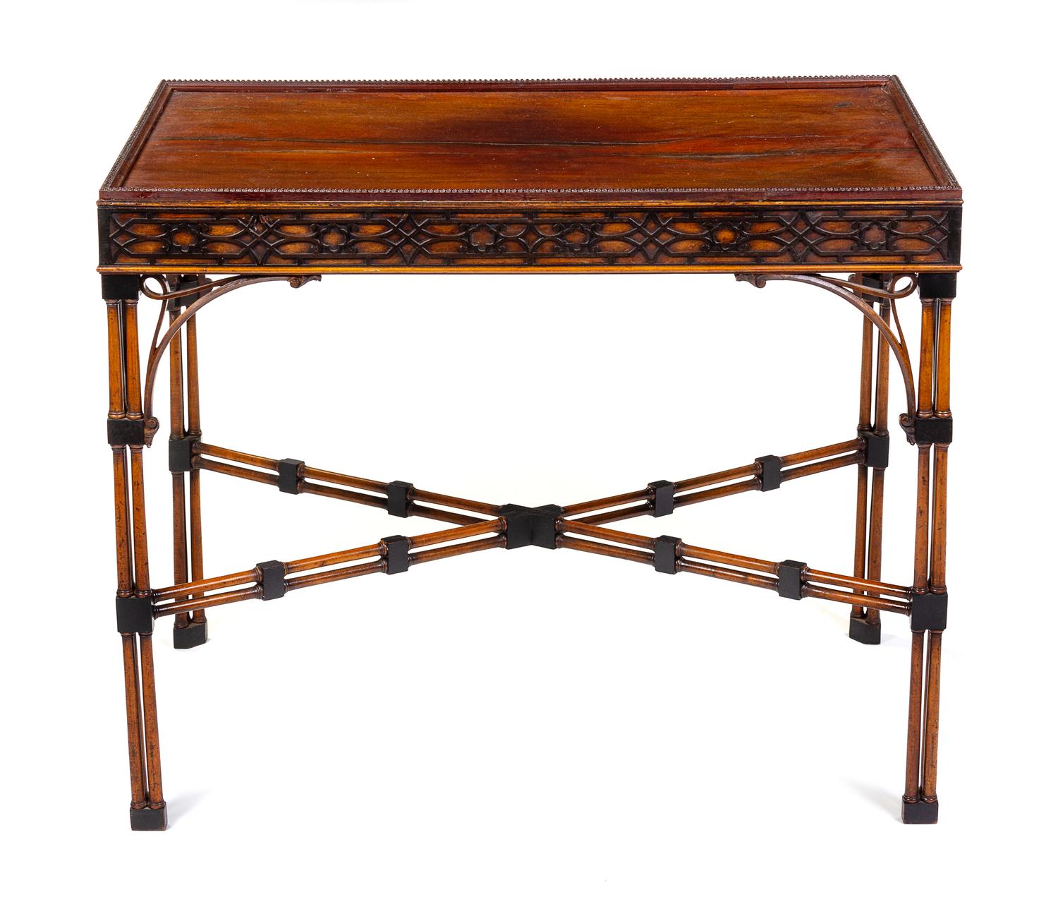 A George III Mahogany Tea Table