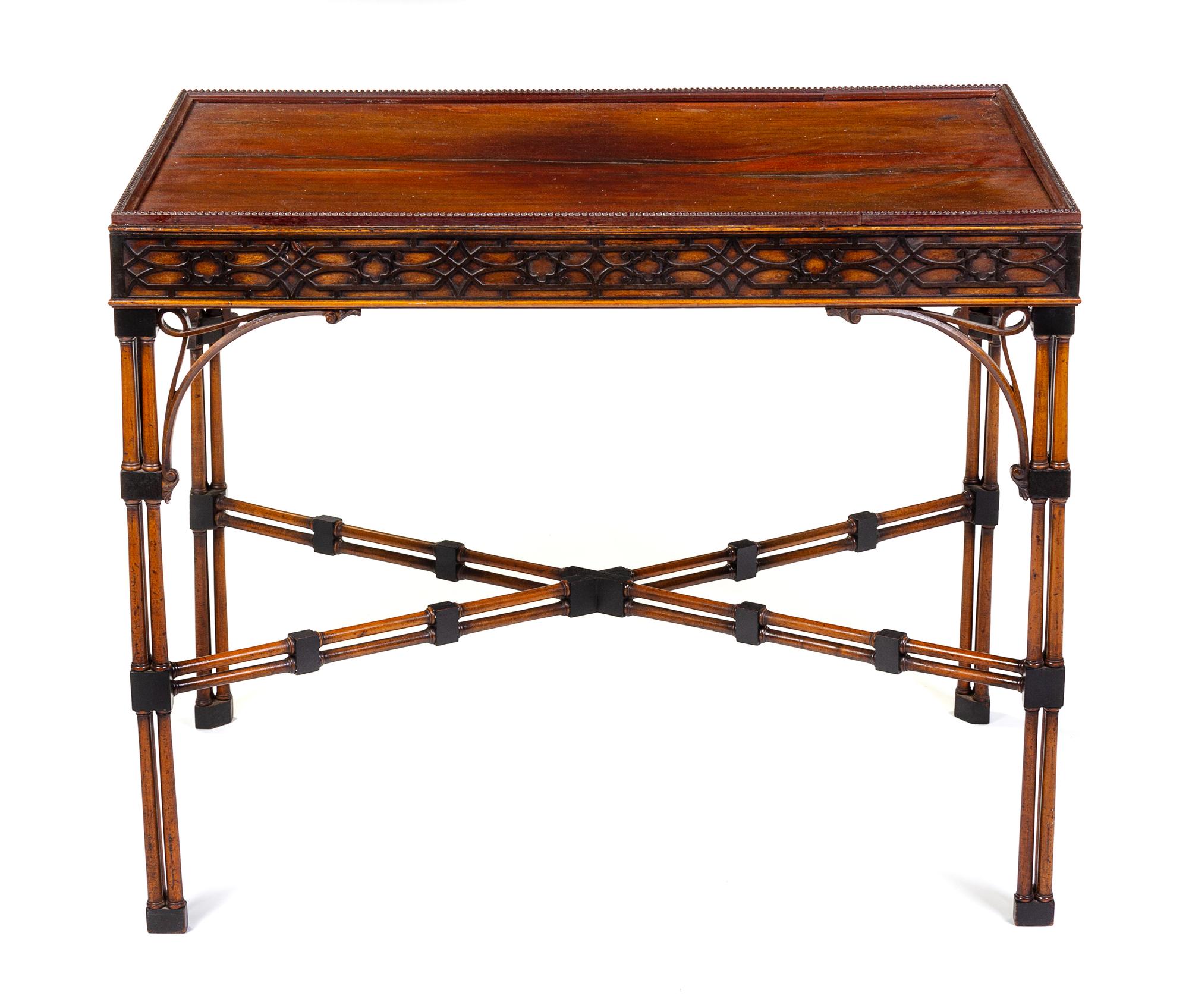 A George III Mahogany Tea Table