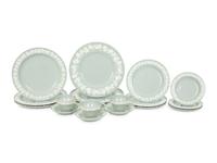A Wedgwood Embossed Queensware Dinner Service