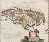 VISSCHER, Nicholas (1649-1702). Jamaica. Amsterdam, ca 1680.