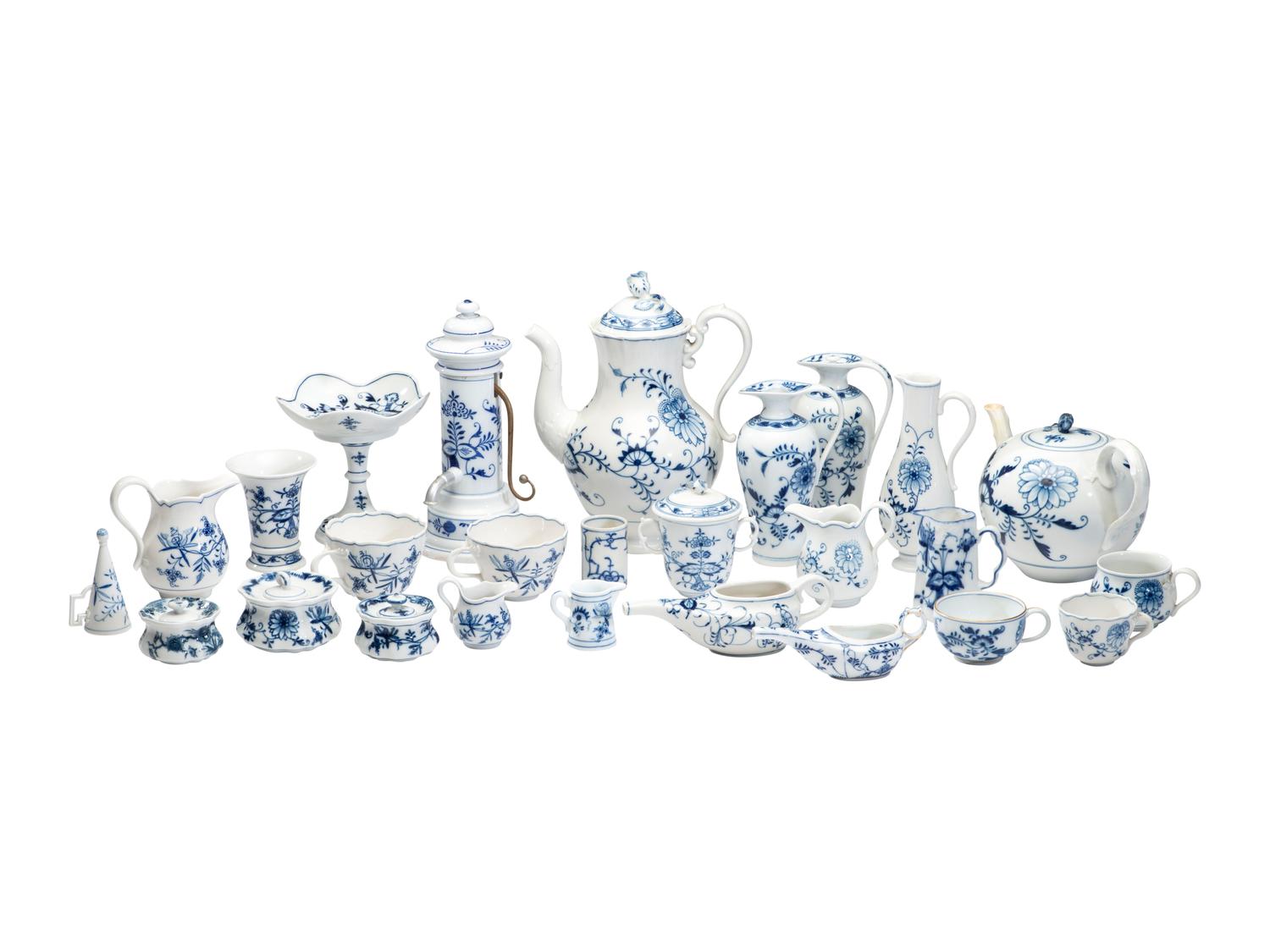A Collection of Blue Onion Porcelain Articles
